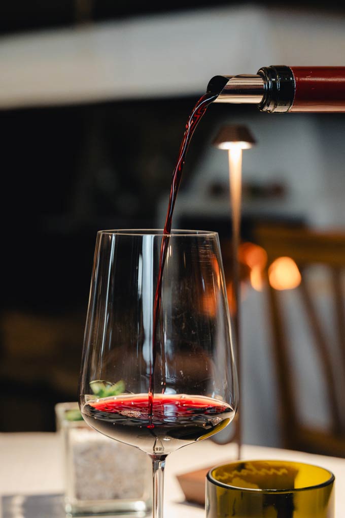 La lista dei vini dell'AceroRosso